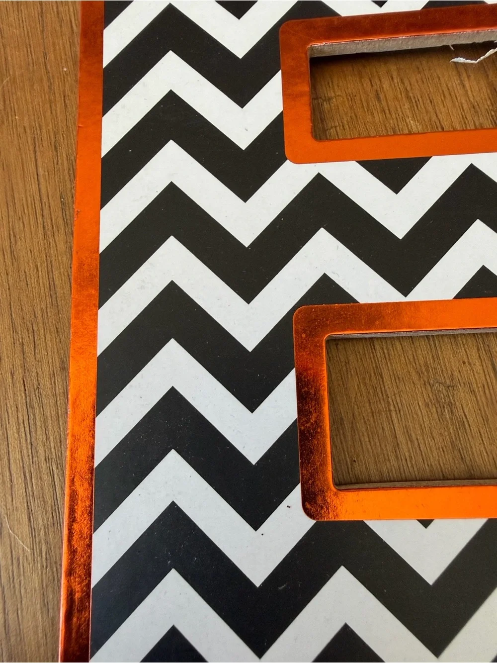 Hobby Lobby Halloween Wall Hanging in Black, White, Orange